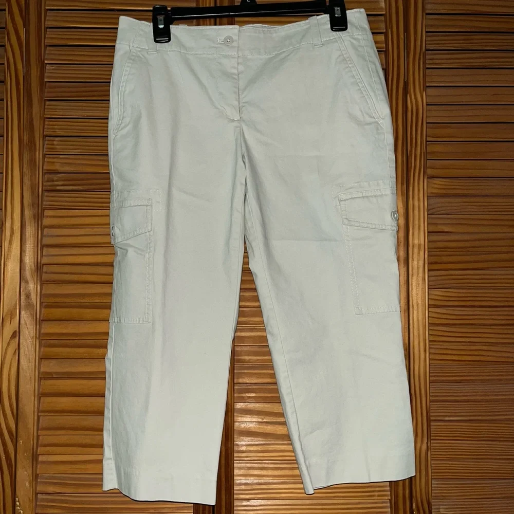 Talbots Tan Signature 6 Petite‎ Cropped Pants